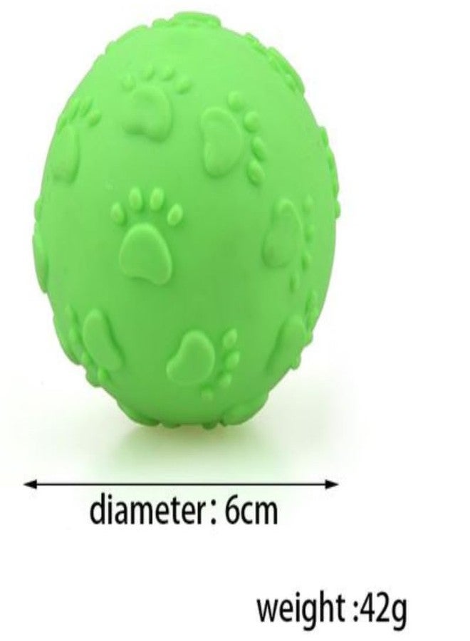 BohoBark Musical Rubber Squeeze Ball with Spikes for Dogs (Pack of One) Colour May Very - Image 2